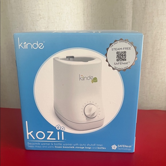 Kiinde Kozii White Breastmilk and Bottle Warmer with Auto Shutoff Timer K1395